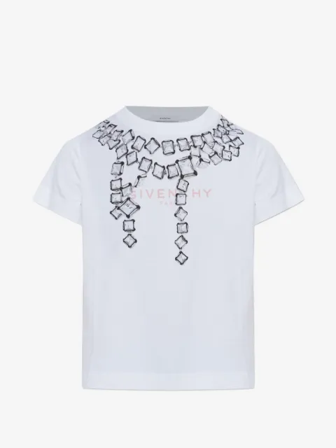 Givenchy playera con estampado Deconstructed Crystals