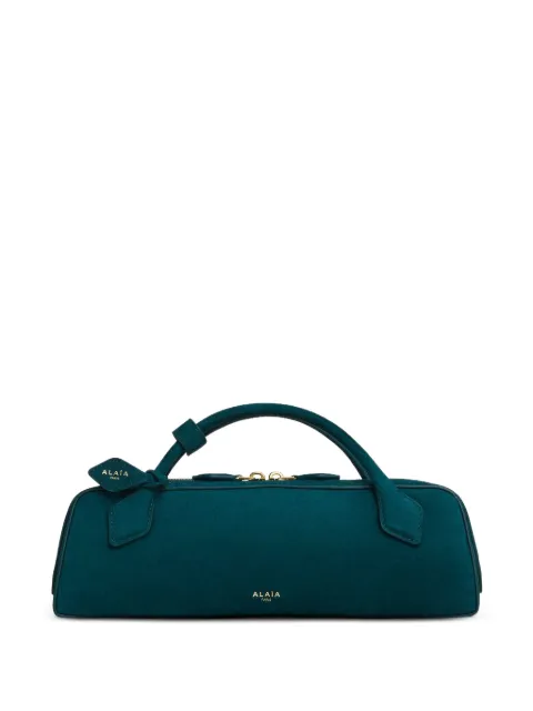 Alaïa Le Teckel clutch in suede