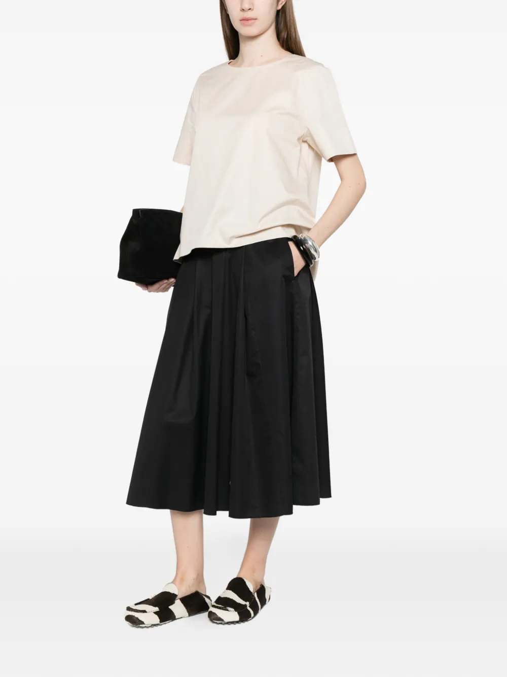  Susanne Bommer Short-sleeve Top - Neutrals 