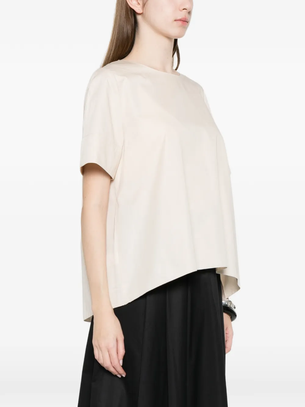  Susanne Bommer Short-sleeve Top - Neutrals 