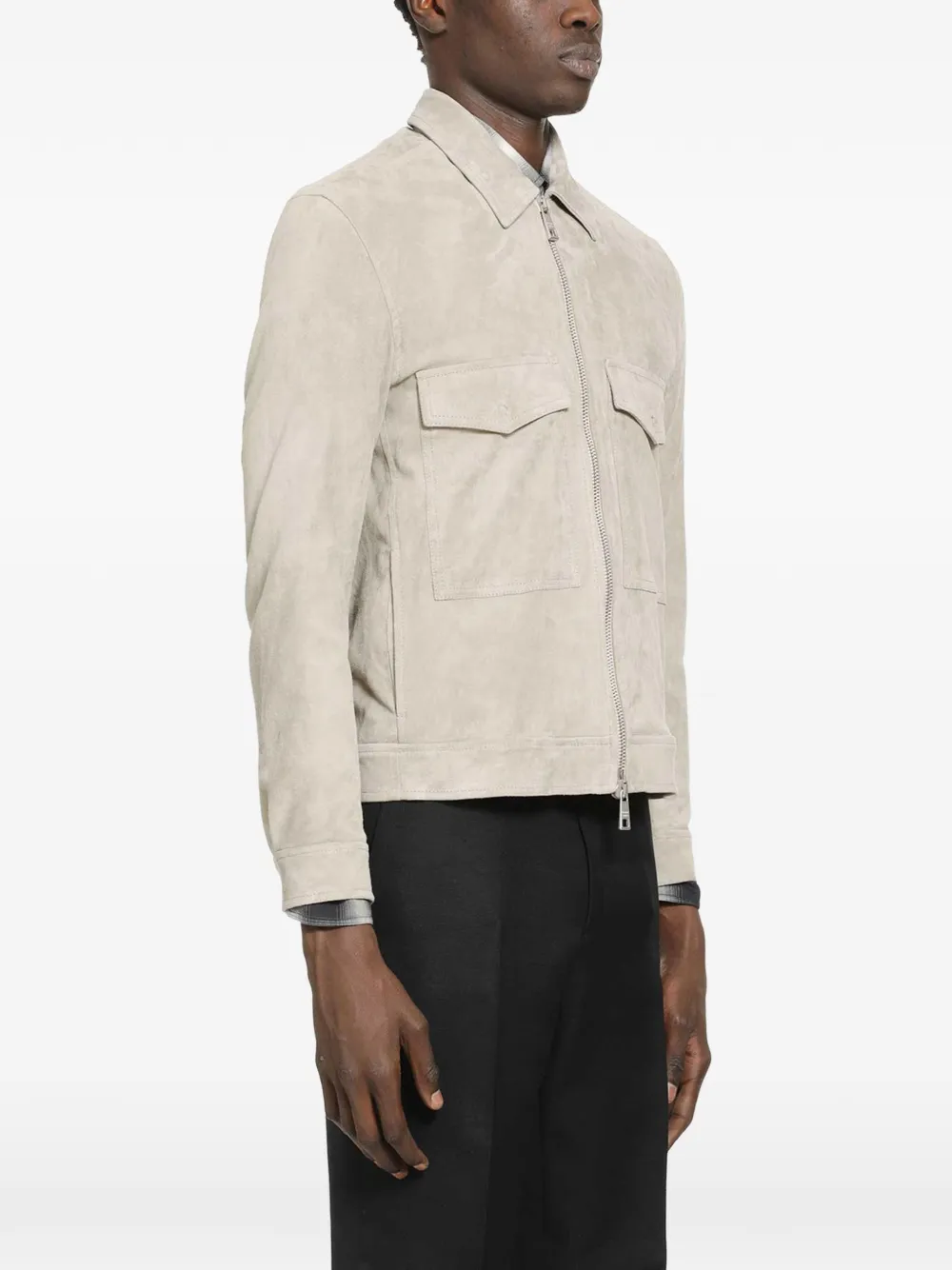  Giorgio Brato Shirt-collar Jacket - Neutrals 