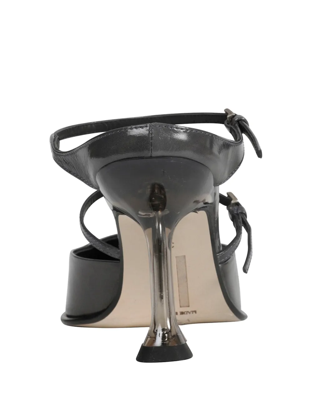 Miista Shari leather mules Grijs