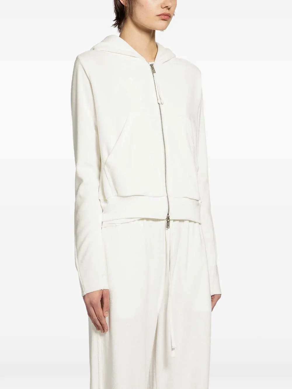 Thom Krom Terry hoodie met rits Beige