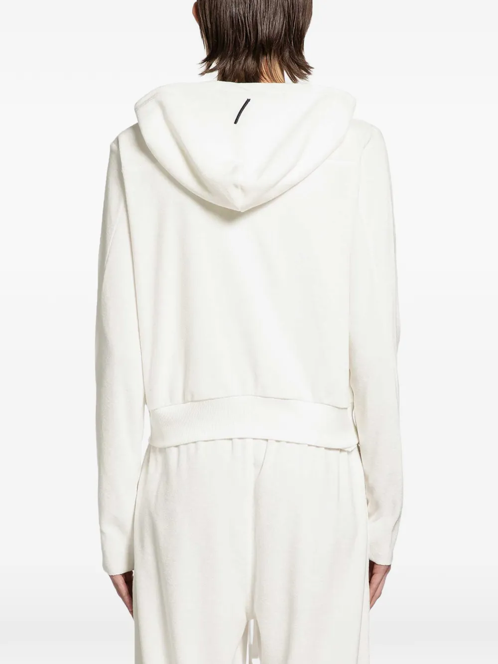 Thom Krom Terry hoodie met rits Beige