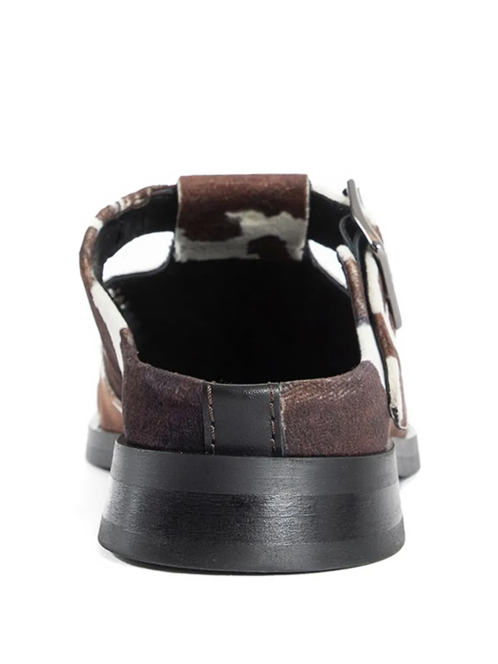 Miista cow-print mules Bruin