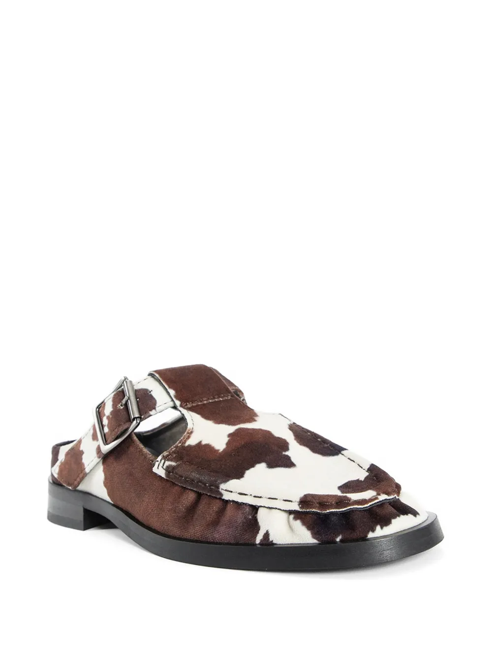 Miista cow-print mules Bruin