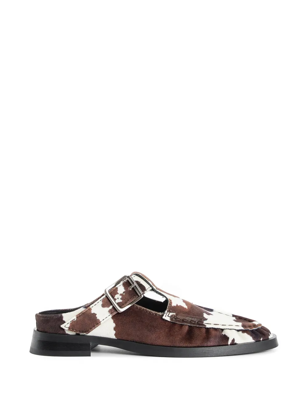 Miista cow-print mules Bruin