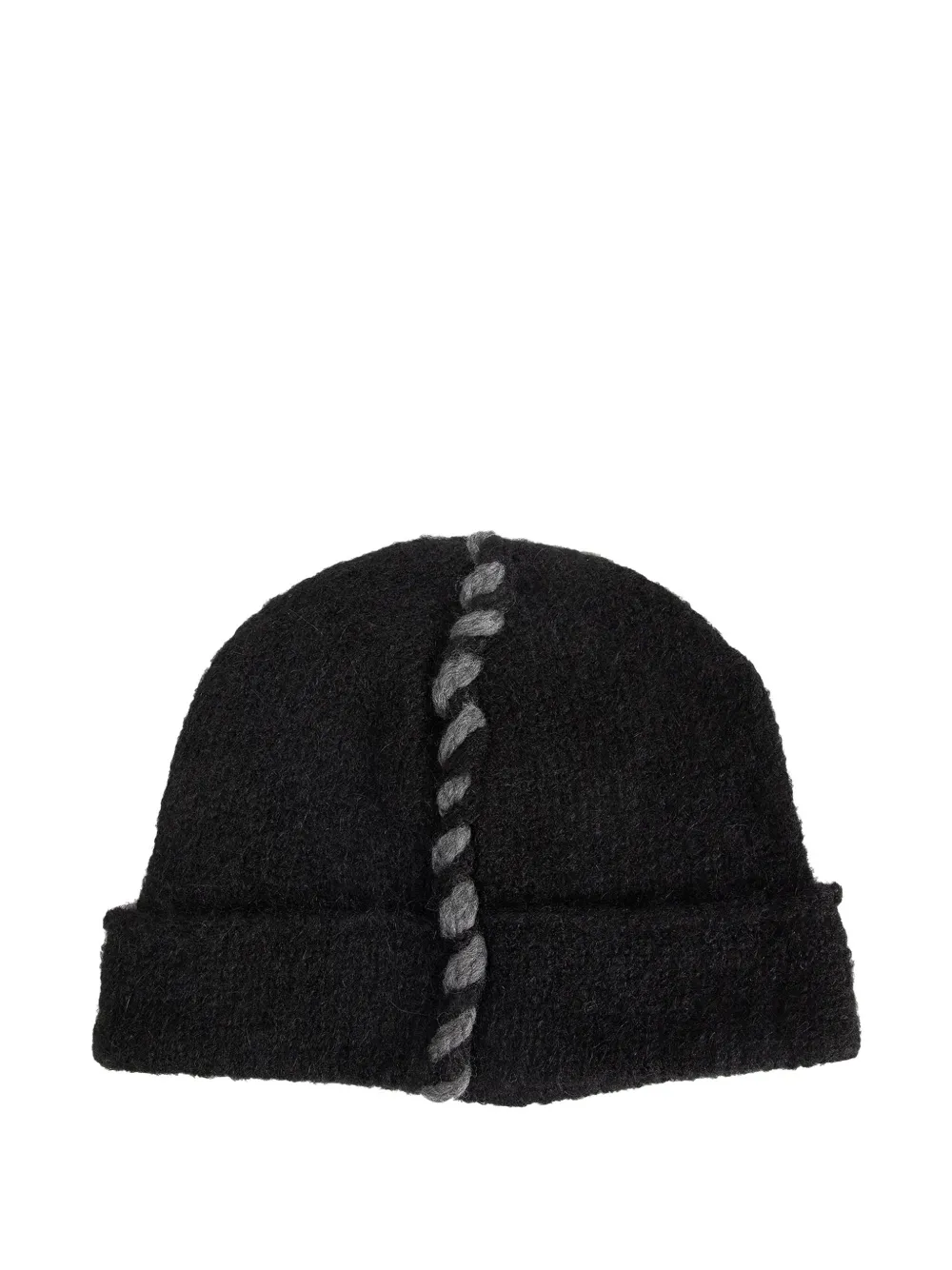 Thom Krom braided beanie hat - Nero