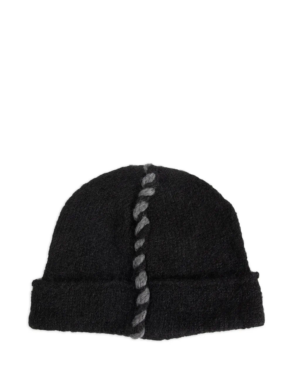 Thom Krom braided beanie hat - Nero