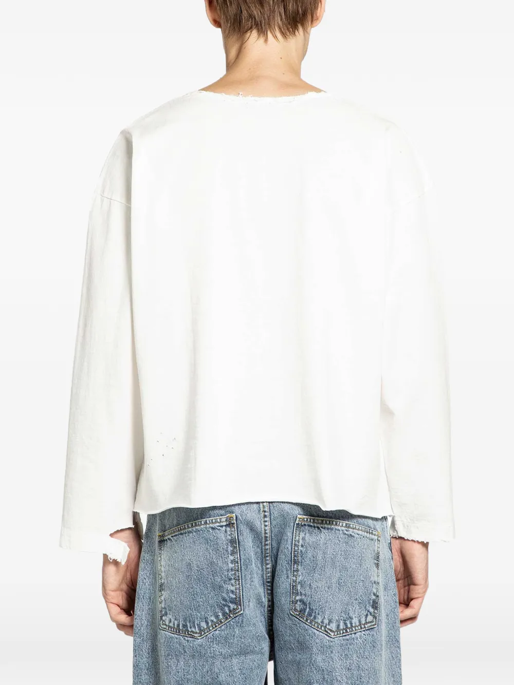 Second/layer Long-sleeve T-shirt - White 