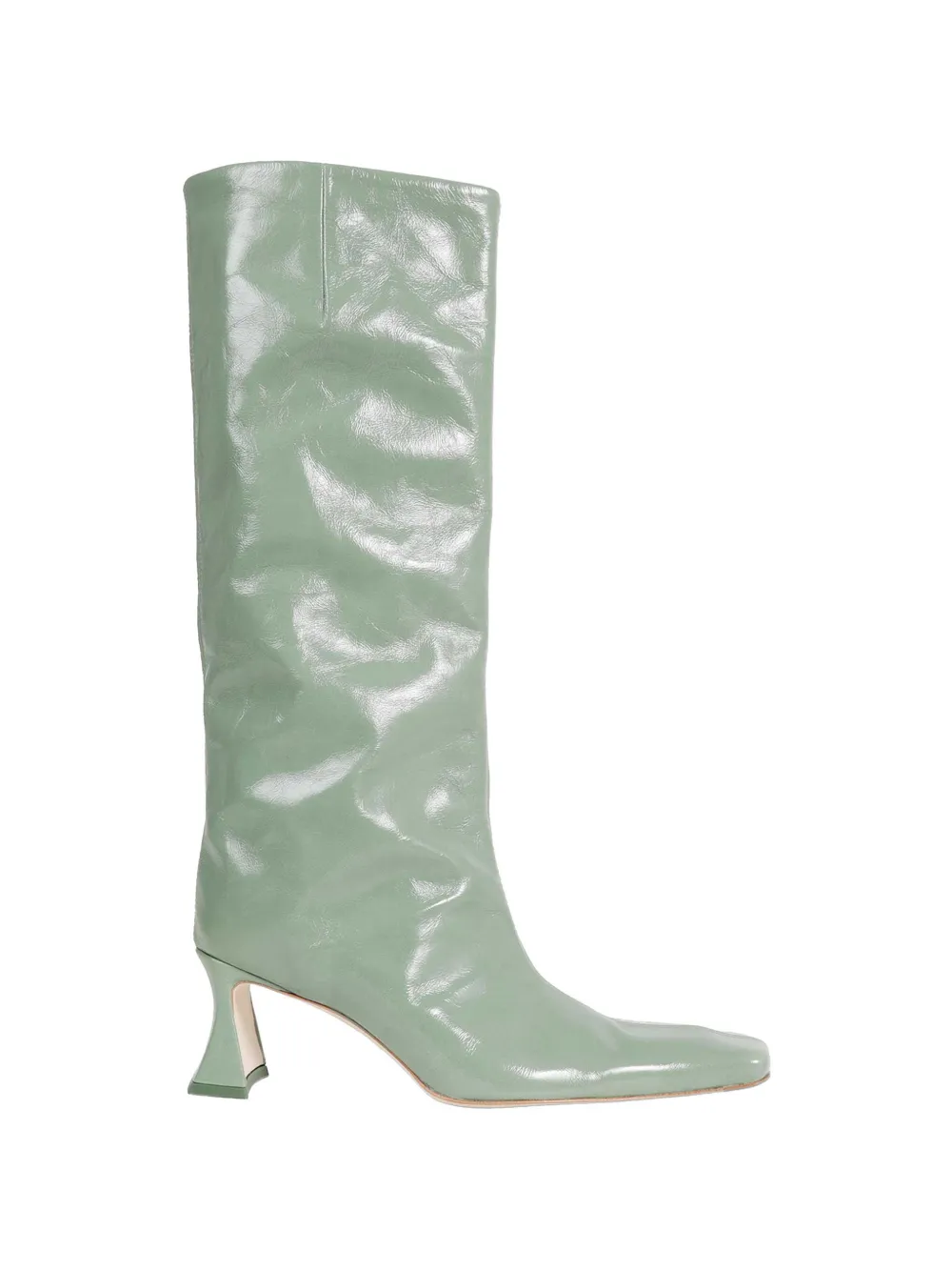 Miista Square-toe Boots In Green