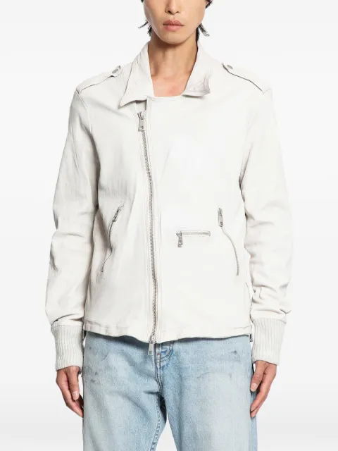 Giorgio Brato crinkled biker jacket