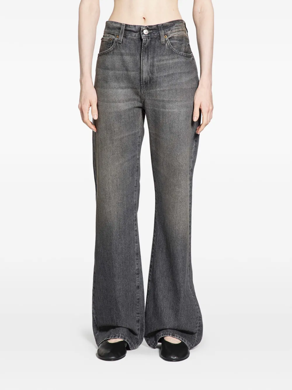 6397 bootcut jeans - Grigio