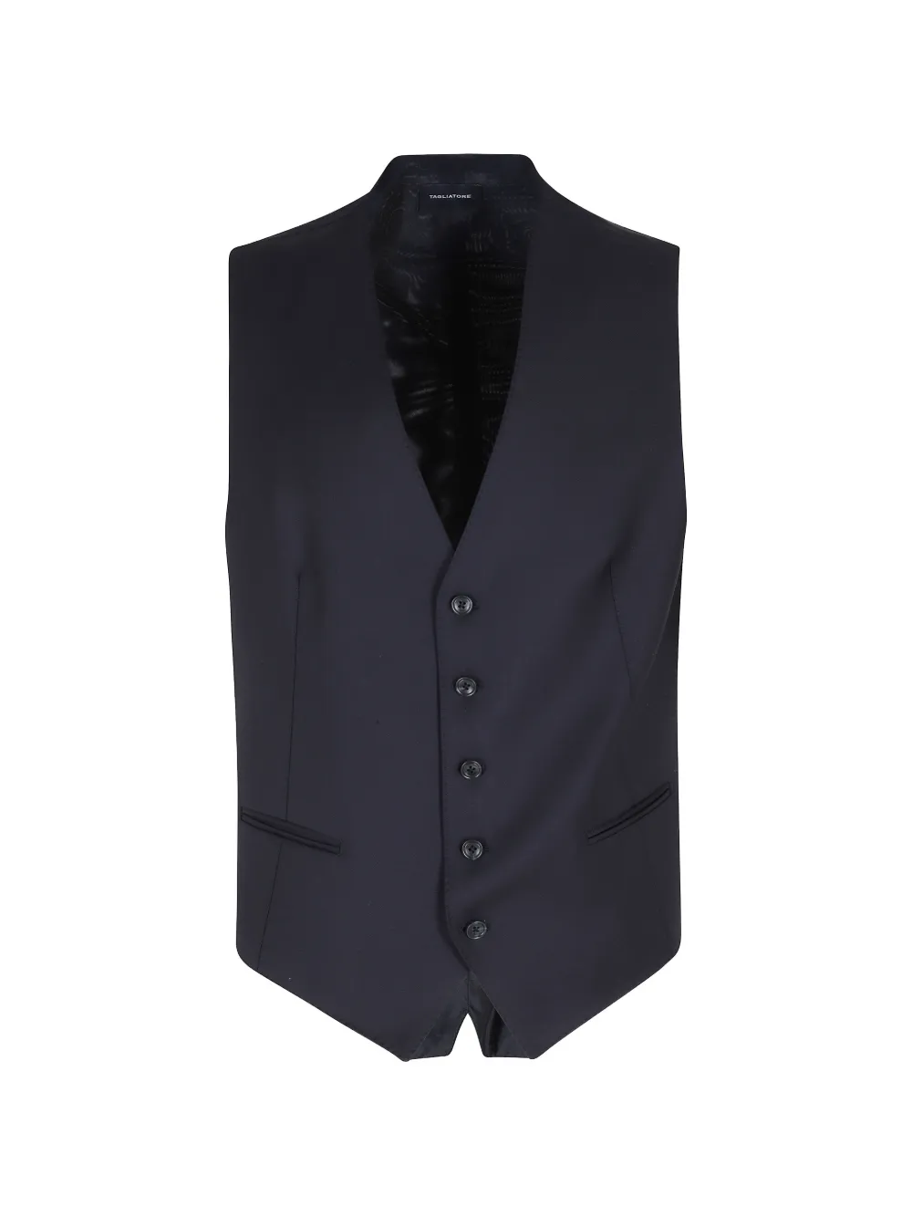 Tagliatore button-fastening vest - Blue