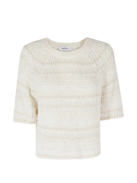 Gran Sasso striped short-sleeve sweater
