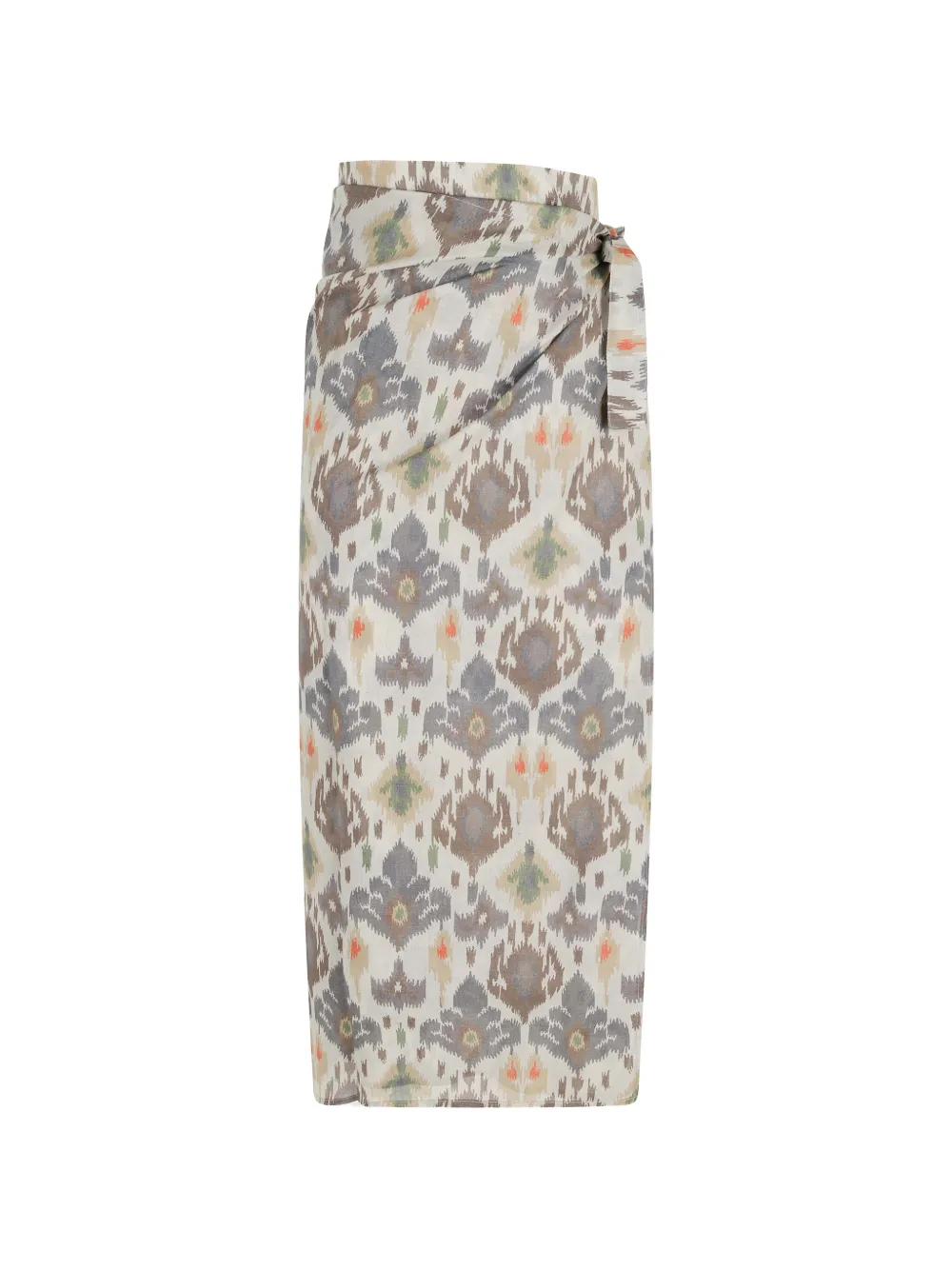 Bazar Deluxe patterned wrap skirt - Toni neutri