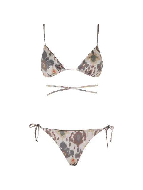 Bazar Deluxe Bikini a triangolo con stampa