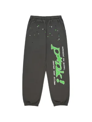 SP5DER Punk V2 Rhinestone Track Pants | Green | FARFETCH
