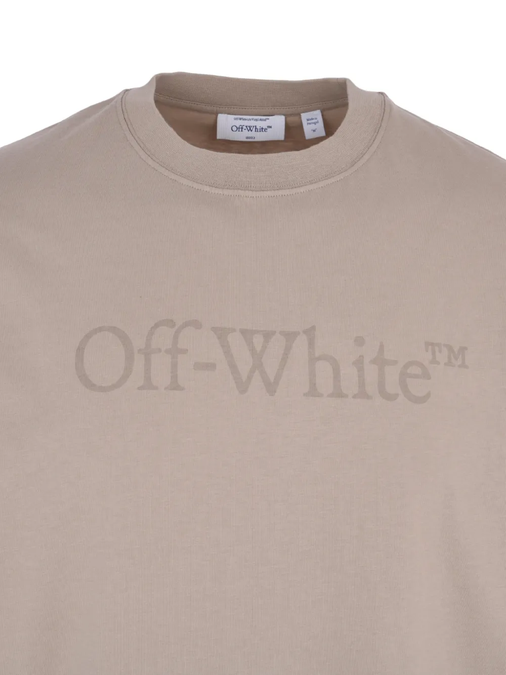 Off-White Bookish skate T-shirt met vervaagd effect Beige