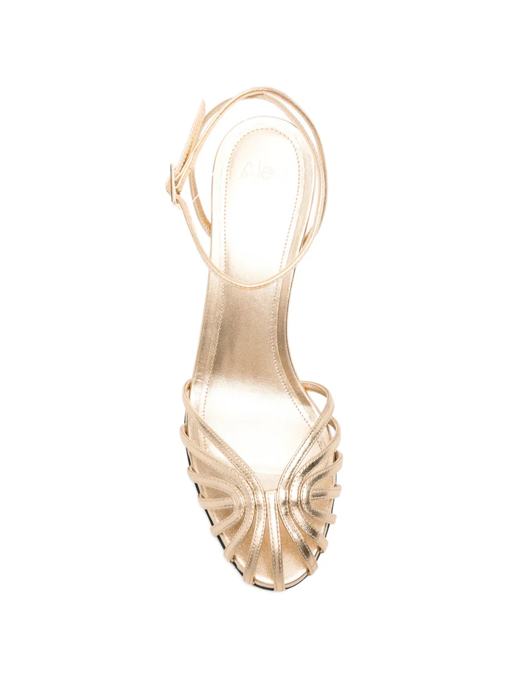 Alevì strappy caged sandals Goud