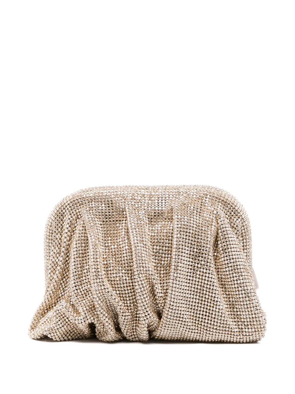 Benedetta Bruzziches crystal chain clutch bag - Oro