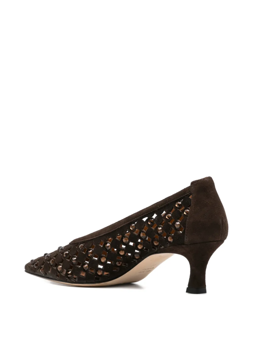 Evaluna embellished heeled pumps Bruin