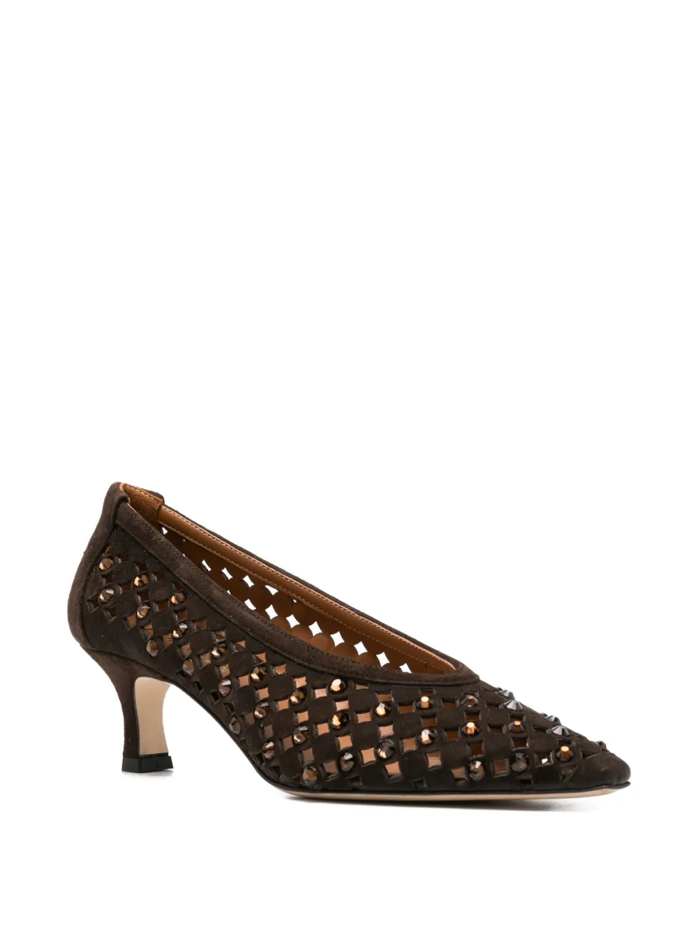 Evaluna embellished heeled pumps Bruin