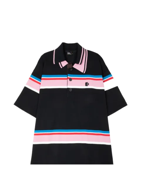 Kolor striped polo shirt