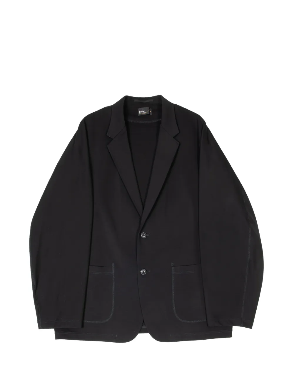Kolor long-sleeved blazer - Nero