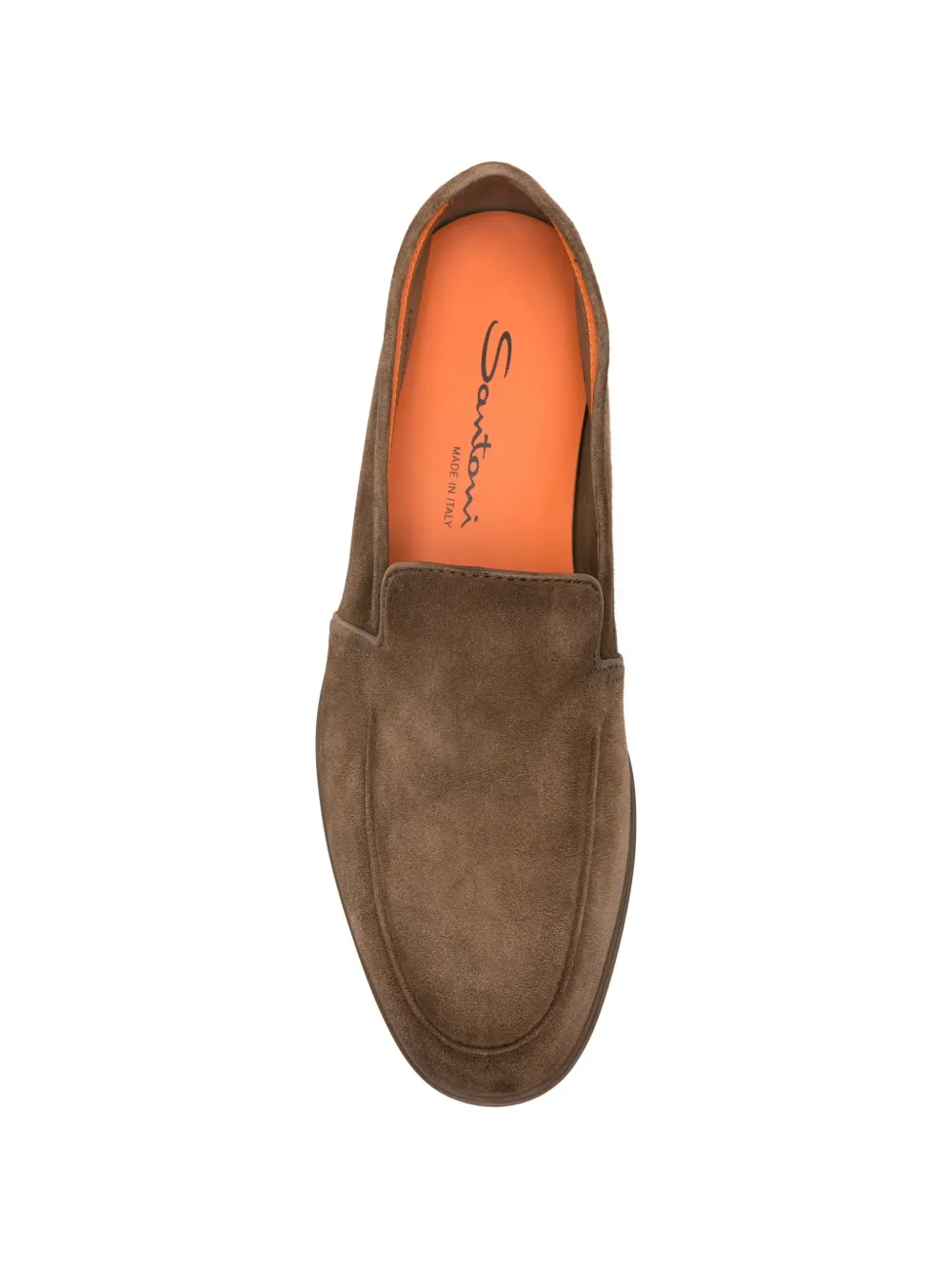 Santoni Suède loafers Bruin
