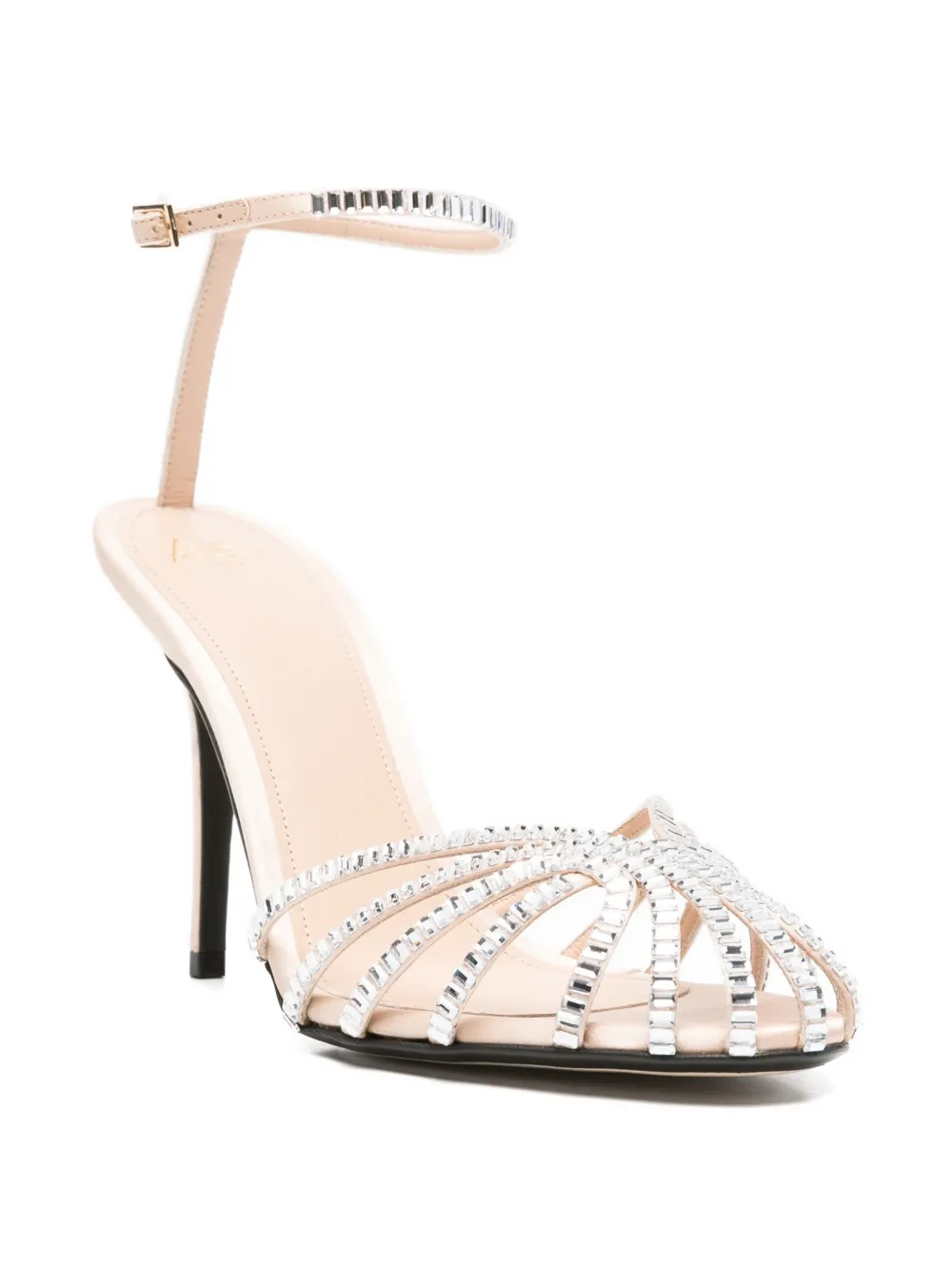 Alevì embellished strap sandals Beige