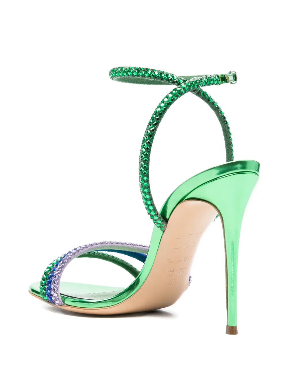 Casadei Blade sandalen met verfraaid bandje Groen