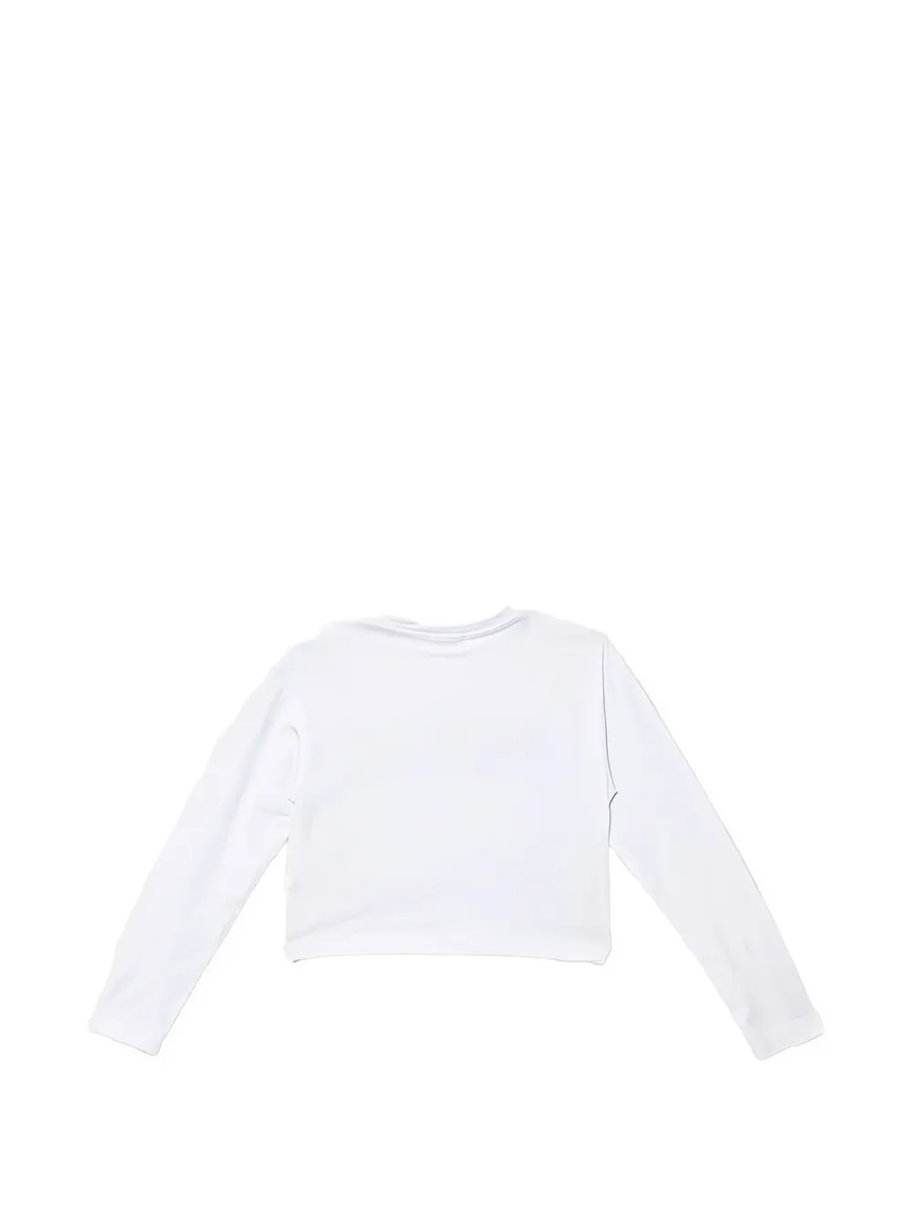Pinko Kids T-shirt met lange mouwen en hart Wit