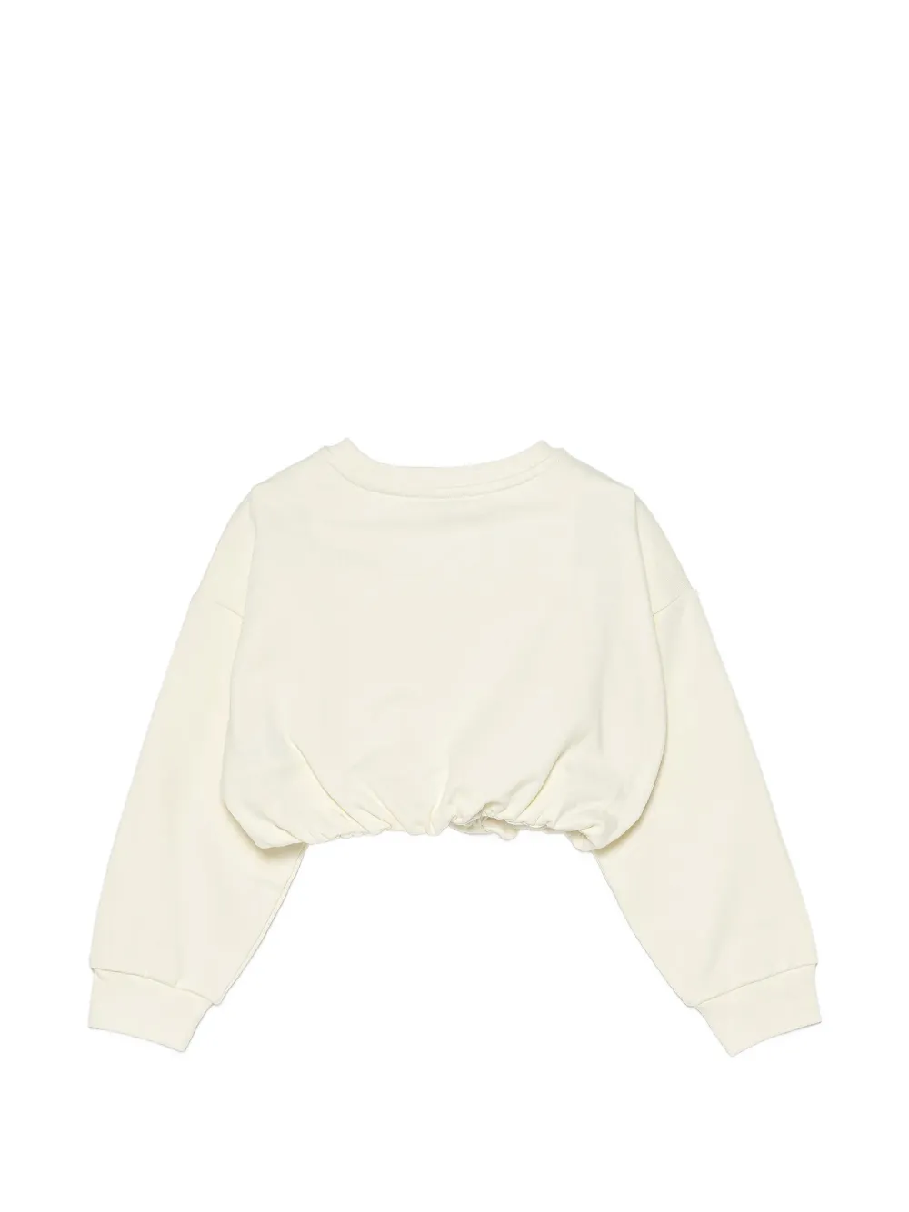 Pinko Kids logo-detail sweatshirt Beige