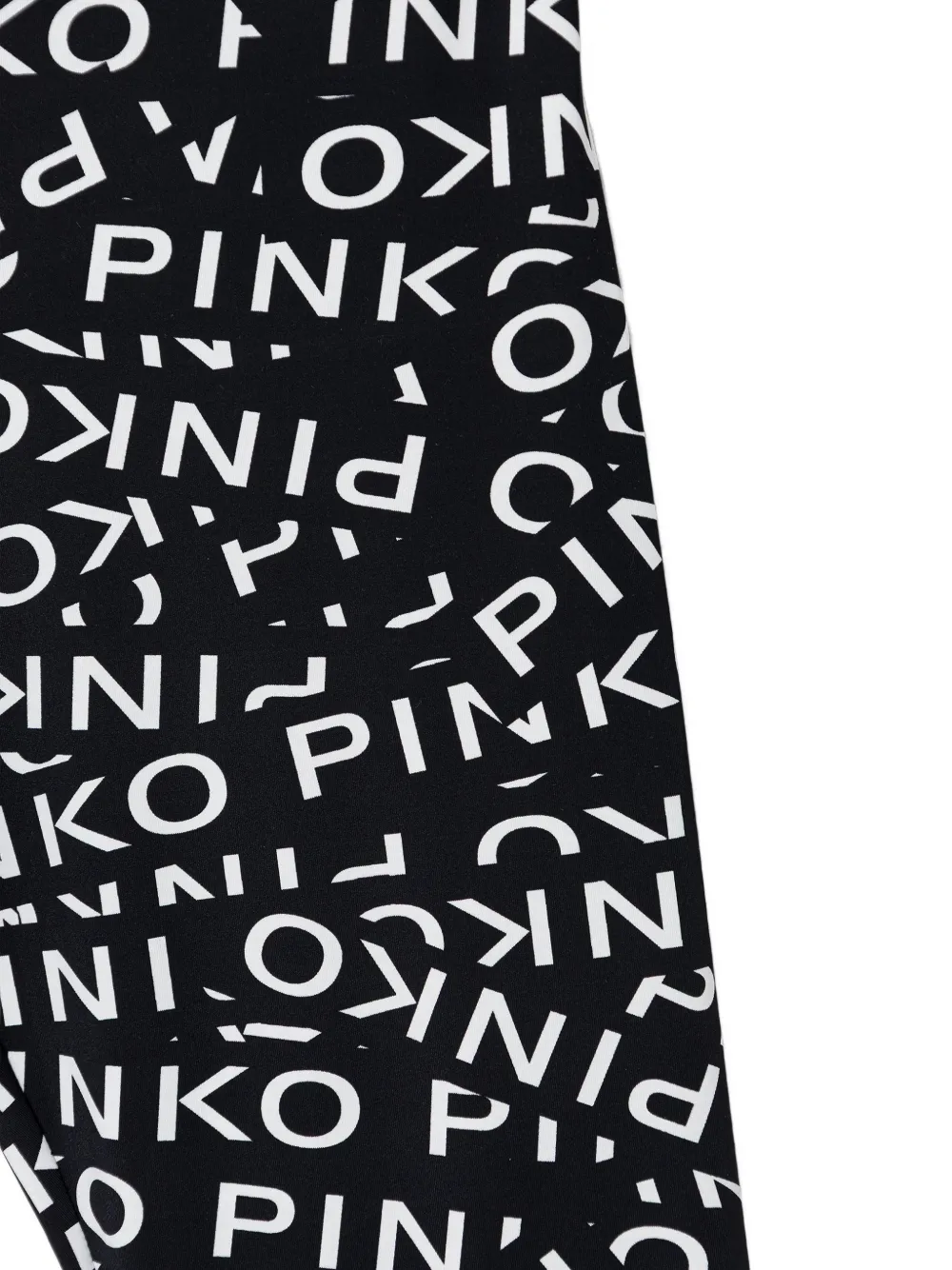 Pinko Kids logo-print leggings Zwart