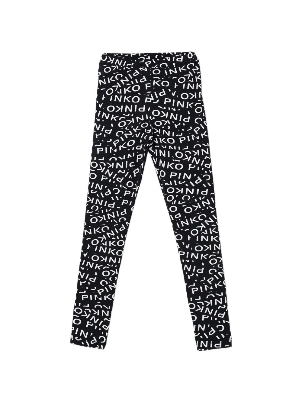 Pinko Kids logo-print leggings Zwart