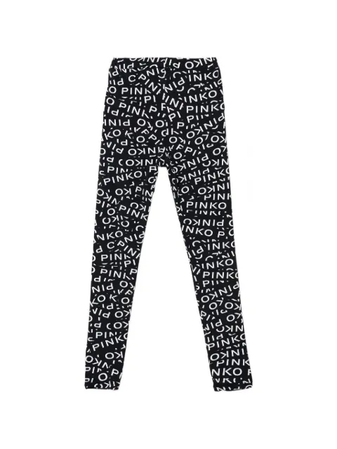 Pinko Kids logo-print leggings