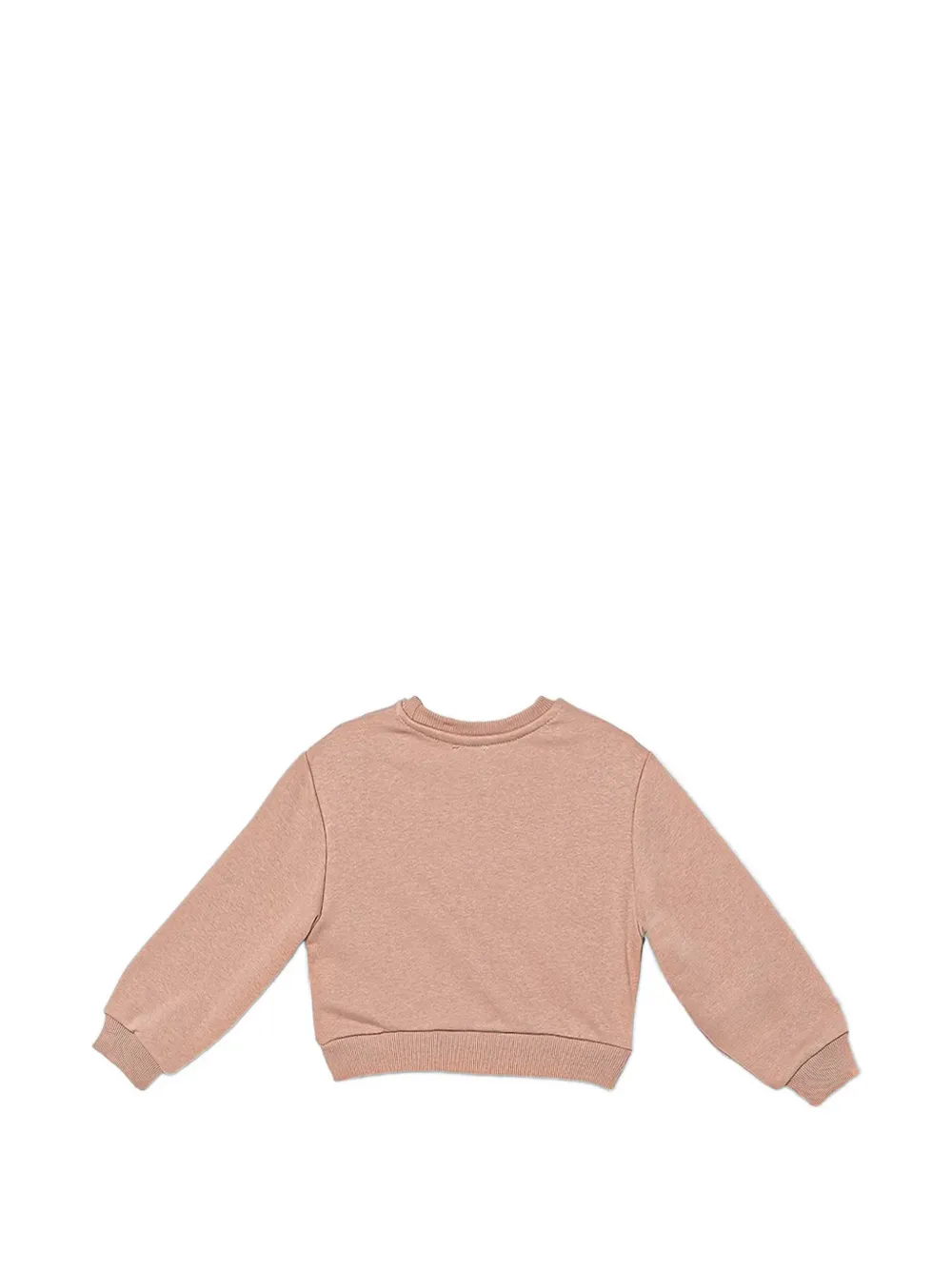 Pinko Kids Sweater met logo-print en hart-patroon Roze