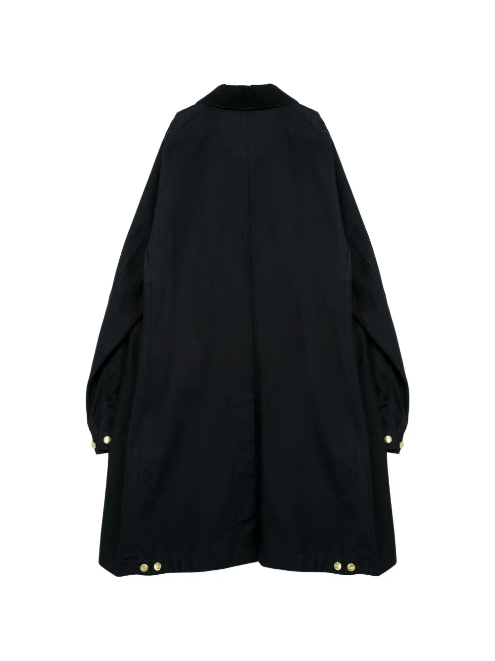 Carhartt WIP x Sacai Duck Coat trenchcoat met logo Zwart