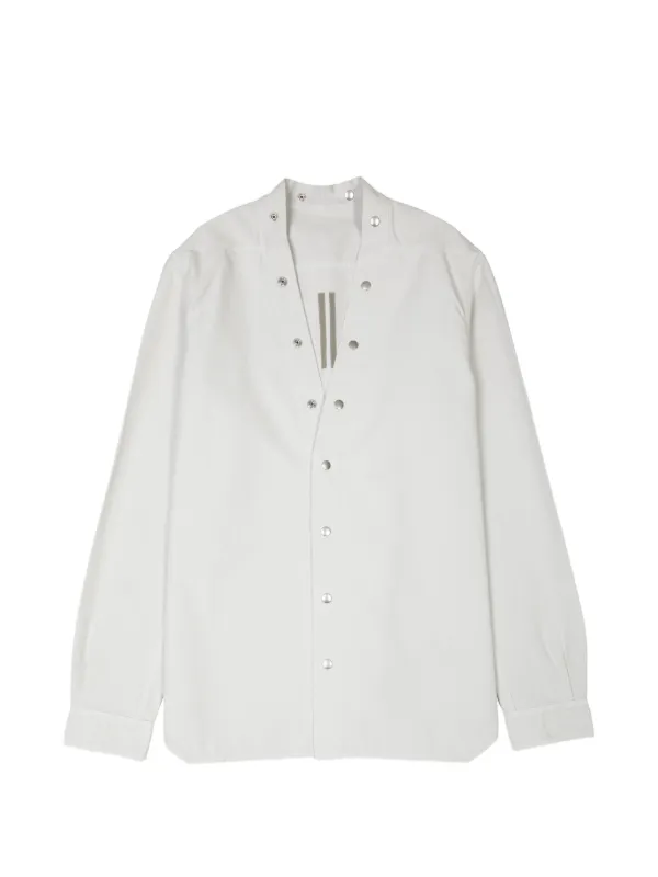 Rick Owens DRKSHDW Larry ロングスリーブシャツ | ホワイト | FARFETCH JP
