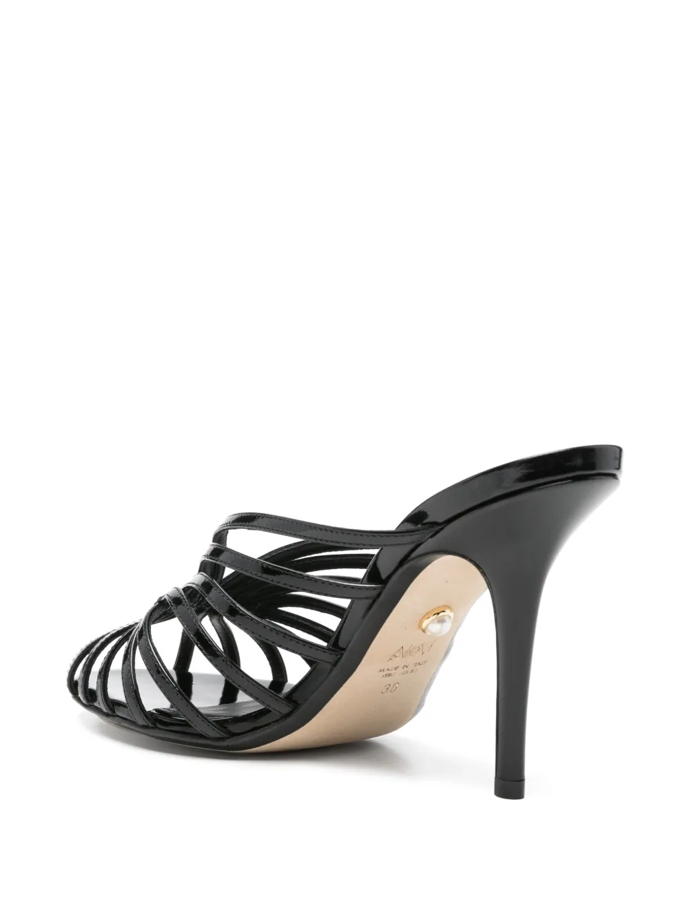 Alevì strappy sandals Zwart
