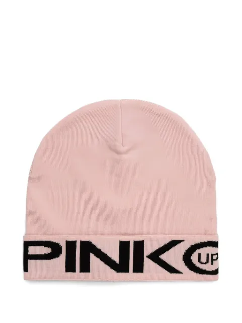 Pinko Kids logo beanie hat