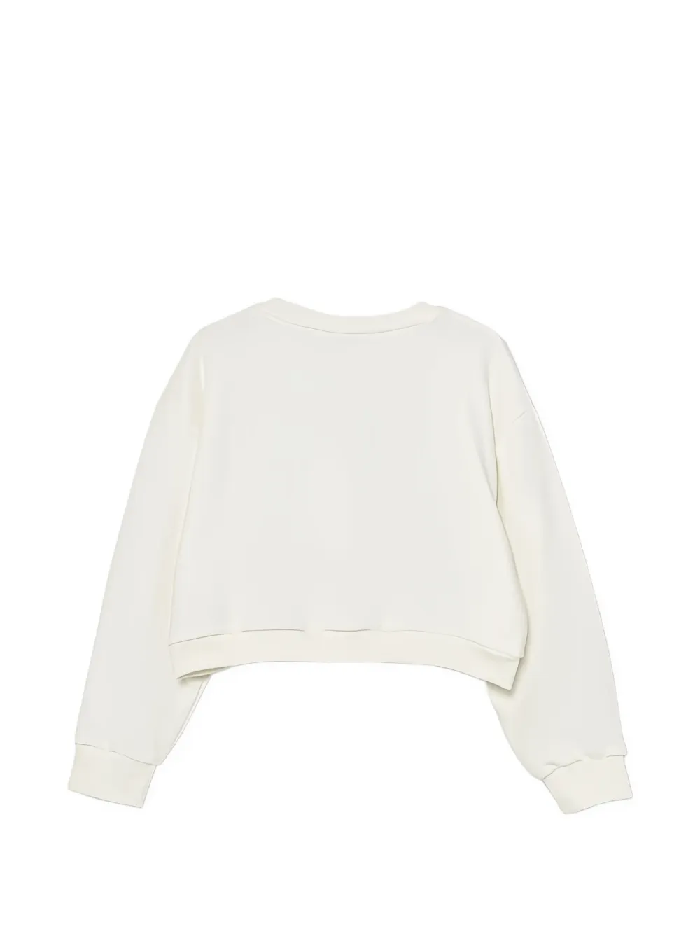 Pinko Kids Sweater met grafische hart-print Wit