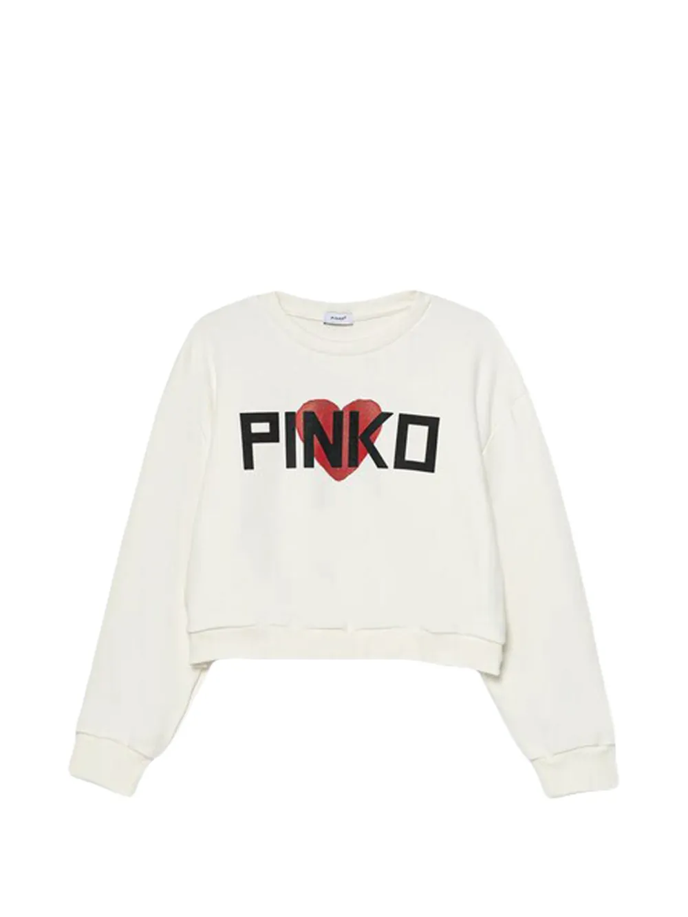 Pinko Kids heart graphic sweatshirt - White