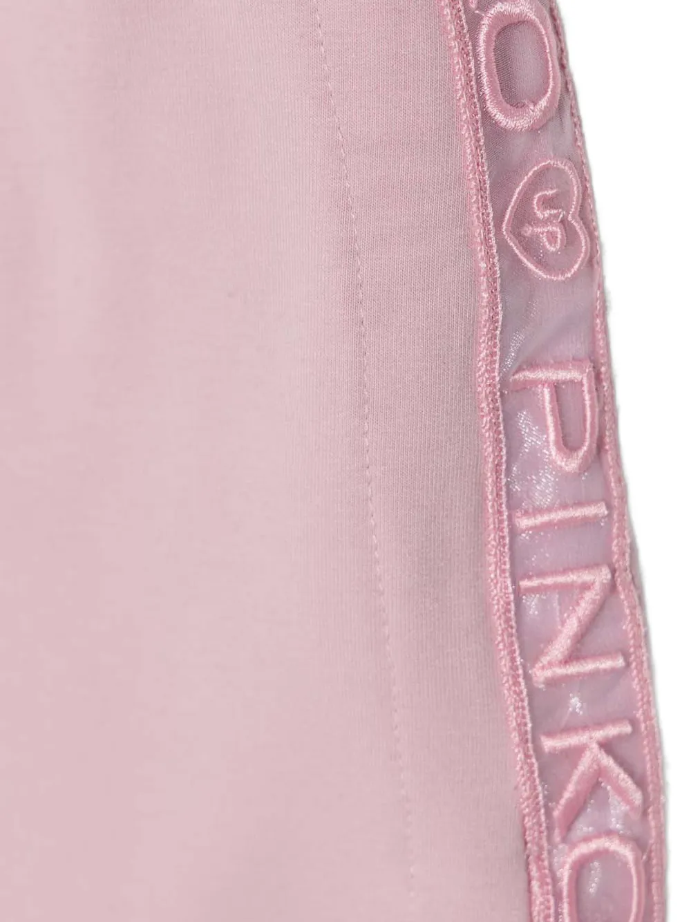 Pinko Kids Mini-rok met logoband Roze