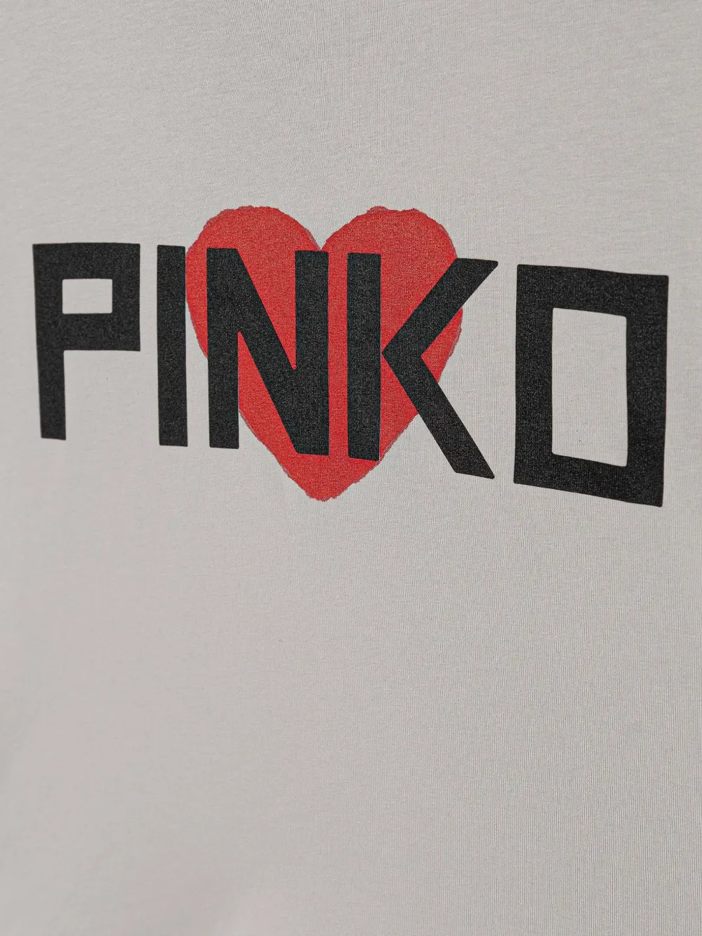 Pinko Kids T-shirt met logoprint Grijs