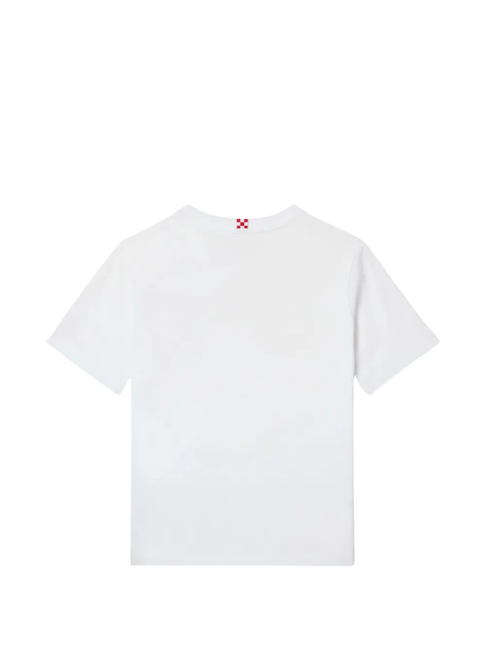 MC2 Saint Barth Kids T-shirt met geborduurd logo Wit
