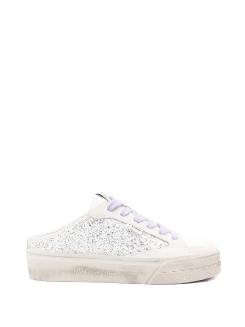 Crime London glitter slip-on sneakers