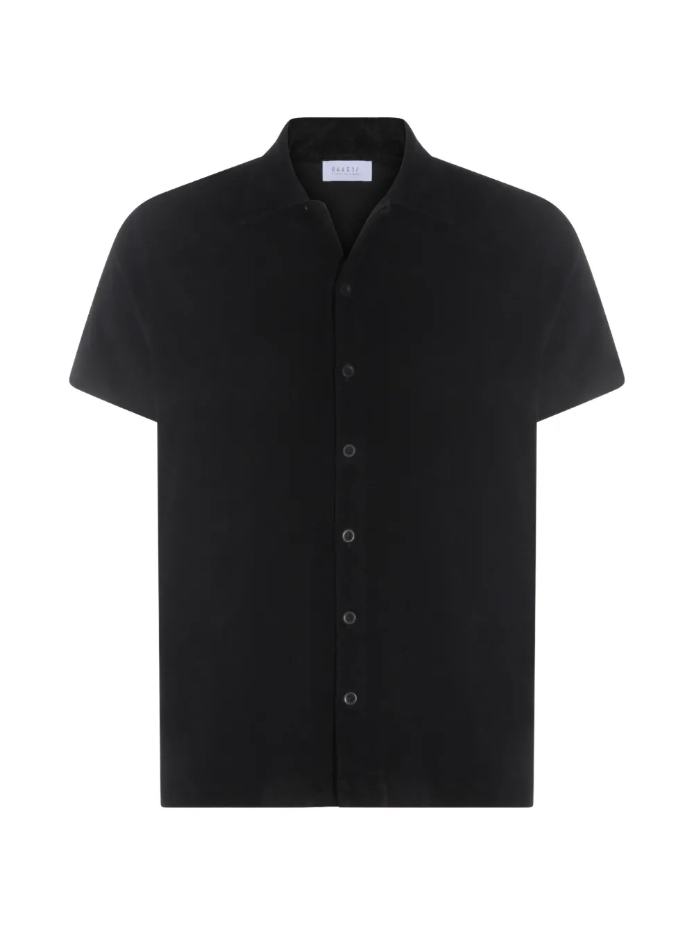 04651 / A TRIP IN A BAG buttoned collar shirt - Nero