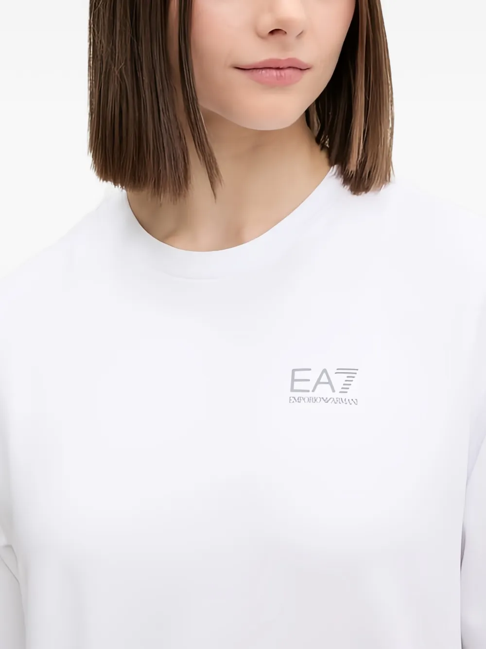 Ea7 Emporio Armani Trainingspak met logoprint Wit